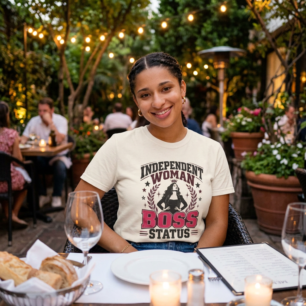 Independent Woman Boss Status T-Shirt