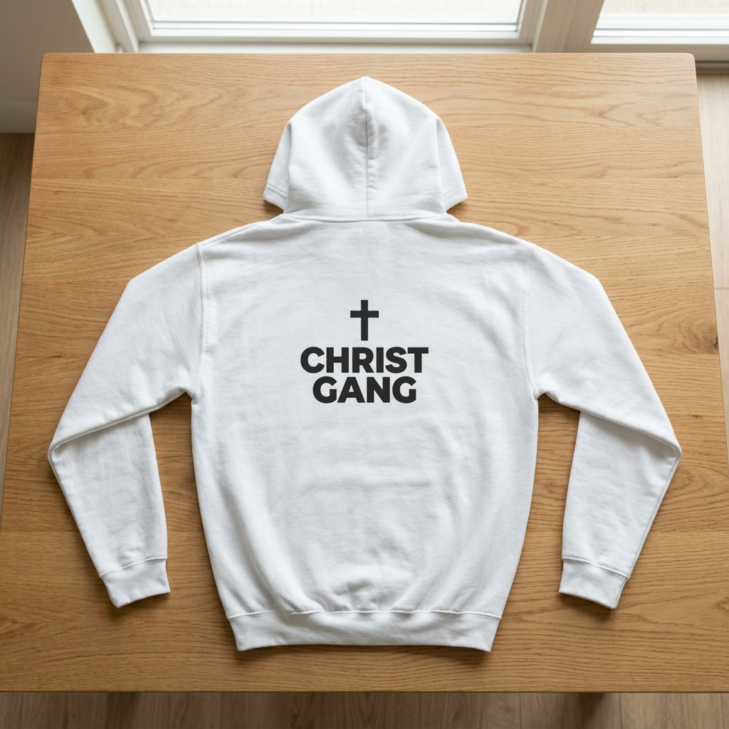 Christ Gang “What Gang Do You Bang?” Christian Hoodie